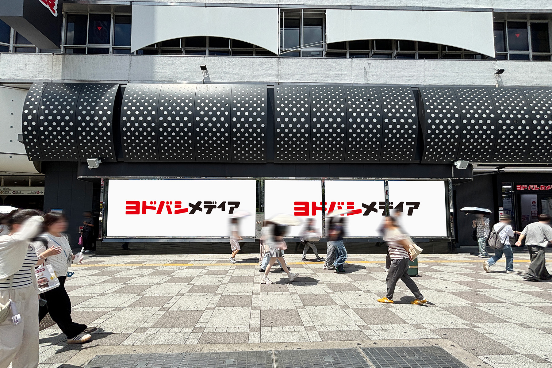 屋外壁面ビジョン 1F ショーウィンドウビジョンセット